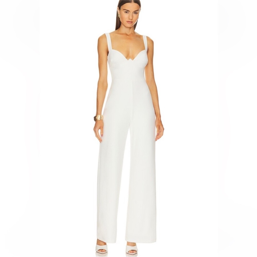 Nookie Romance White Jumpsuit